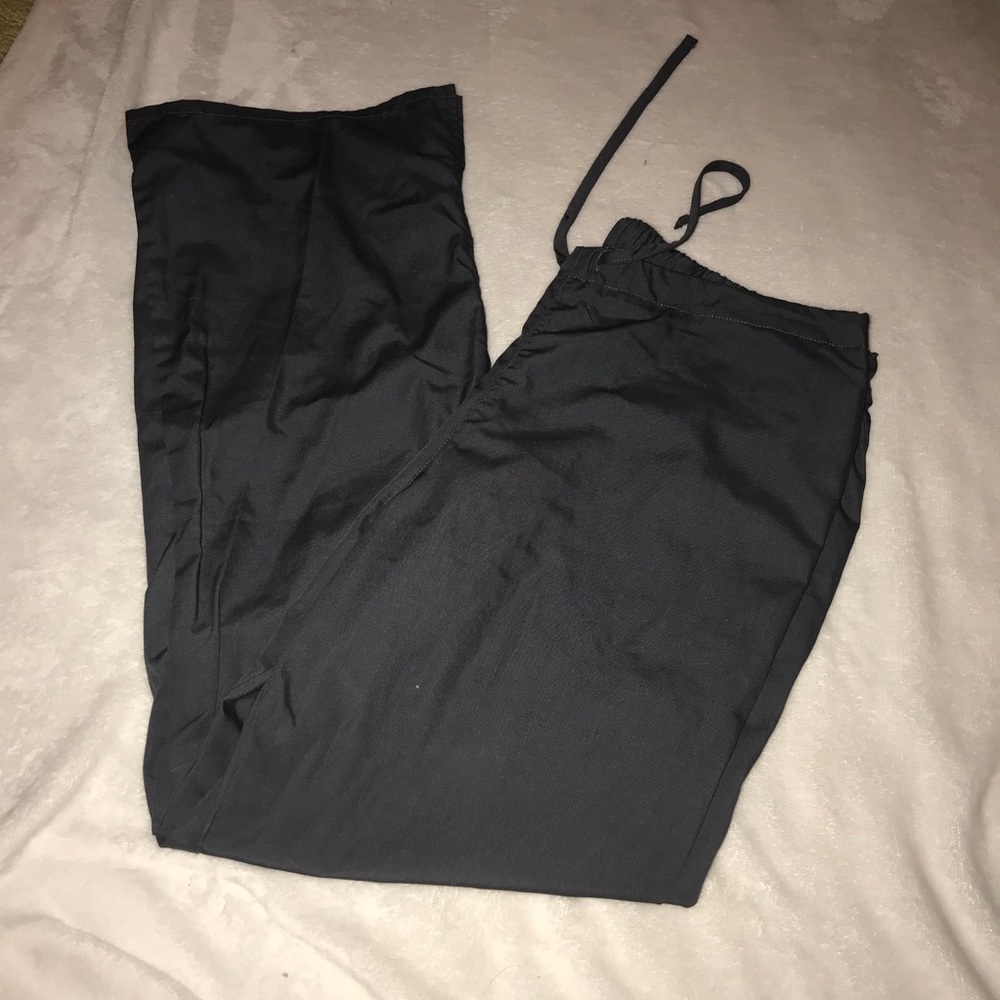 Gray scrub pants